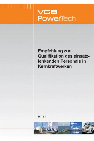 Empfehlung zur Qualifikation des einsatzlenkenden Personals in Kernkraftwerken - ebook