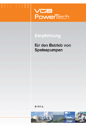 Empfehlung für den Betrieb von Speisepumpen - ebook