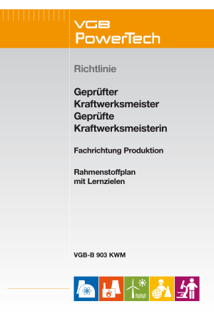 Geprüfter Kraftwerksmeister, Geprüfte Kraftwerksmeisterin - Fachrichtung Produktion - Rahmenstoffplan mit Lernzielen - ebook