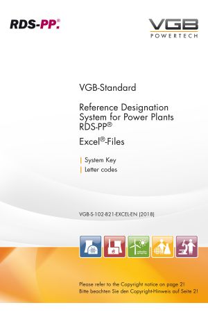 RDS-PP®  Reference Designation System for Power Plants - Letter Code for Power Plant Systems (System Key) - Excel-table (English edition)