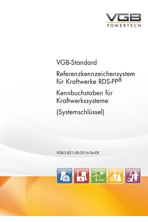 RDS-PP® Referenzkennzeichensystem für Kraftwerke - Kennbuchstaben für Kraftwerkssysteme (Systemschlüssel / DEUTSCH) - Print