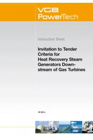 Invitation to Tender Criteria for Heat Recovery Steam Generators Downstream of Gas Turbines - ebook