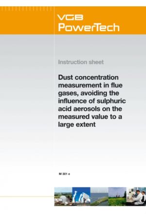 Dust concentration measurement in flue gases, avoiding theinfluence of sulphuric acid aerosols on the measured value to a large extent - ebook