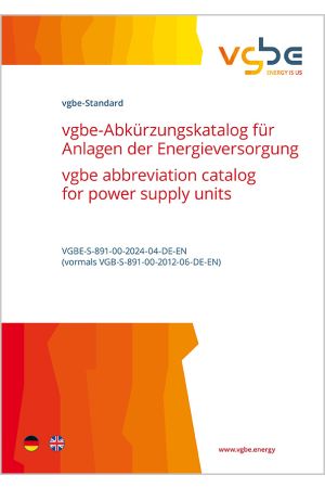 vgbe-Abkürzungskatalog für Anlagen der Energieversorgung / vgbe abbreviation-catalog for power supply units - Print
