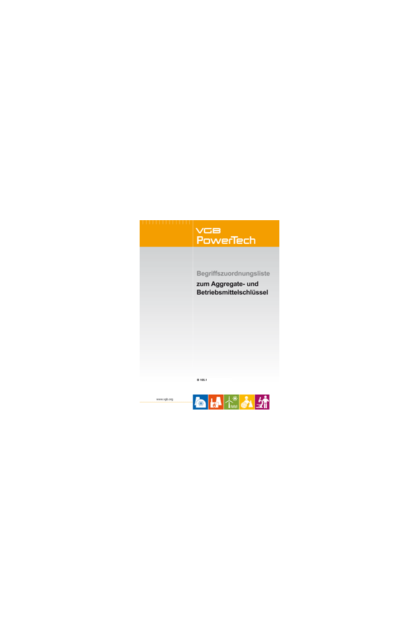 KKS Begriffszuordnungsliste zum Aggregate- und Betriebsmittelschlüssel (Deutsch) - ebook