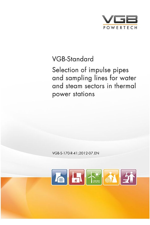 Selection of impulse pipes and sampling lines for water and steam sectors in thermal power stations - ebook