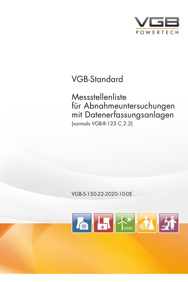 Messstellenliste für Abnahmeuntersuchungen mit Datenerfassungsanlagen - ebook