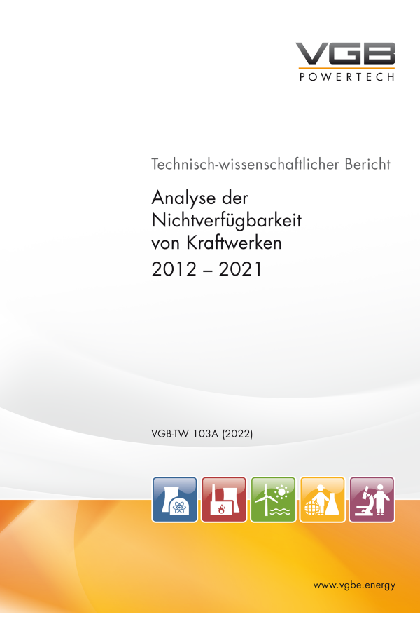 Analyse der Nichtverfügbarkeit von Kraftwerken 2012 – 2021, Ausgabe 2022 (KISSY Datenbank-Auswertung) - ebook