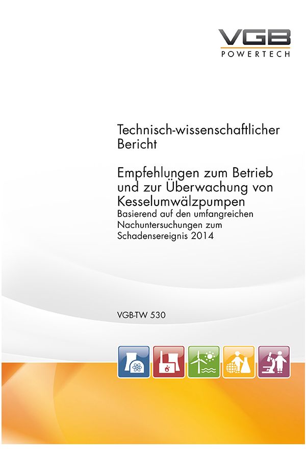 Empfehlungen zum Betrieb und zur Überwachung von Kesselumwälzpumpen - Basierend auf den umfangreichen Nachuntersuchungen zum Schadensereignis 2014 - ebook